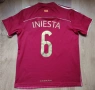 #6 Iniesta Spain - юношеска футболна тениска на Испания, снимка 1