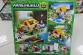 Конструктор 3в1 за изграждане Minecraft World 556 части с LED светлини, снимка 2