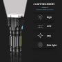 Акумулаторен LED фенер с COB светлина, 100м обхват, IP64 – за лов, риболов, къмпинг и аварийни 10309, снимка 12
