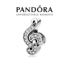 Сребърен талисман 925 за гривни Pandora Clef, снимка 1