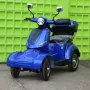 Електрическа четириколка с покрив  FM4 BLUE, 1500W, 60V, 20Ah, снимка 2