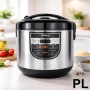 Промо комплект 1+1: Air Fryer Silver Crest Extra Large 2400W + Мултикукър Rosberg R51985E5 Код P2383, снимка 4