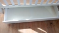 Детско дървено легълце с вградена люлка и матрачето ARBOR BABY, снимка 11