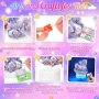 Нов DIY комплект с диаманти конче нощна лампа 16 цвята подарък за момиче, снимка 7