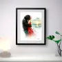 Страст. (digital watercolor painting), снимка 2