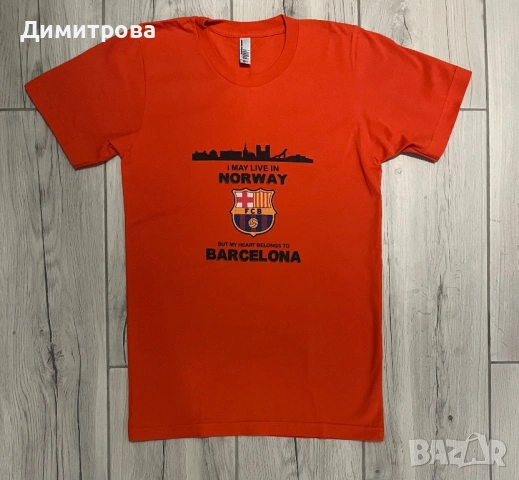 Тениска Barcelona 100%памук