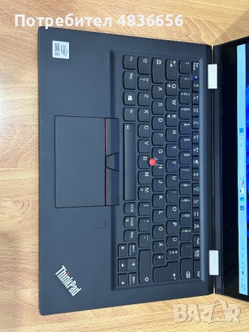 Като нов! Лаптоп Lenovo X13 Yoga touch i5/8GB RAM/256 NVMe, 3 м. гар., снимка 2 - Лаптопи за дома - 54761506