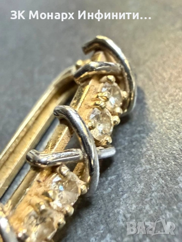 Златна обеца /585/, снимка 3 - Обеци - 54306082