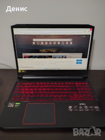 Acer Nitro 5, 144Hz, Ryzen 5 4600H, 16GB, 512GB NVMe, Geforce GTX 1650, снимка 7 - Лаптопи за игри - 52204709
