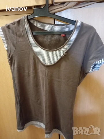 Esprit дамска блуза къс ръкав , снимка 2 - Тениски - 55068109