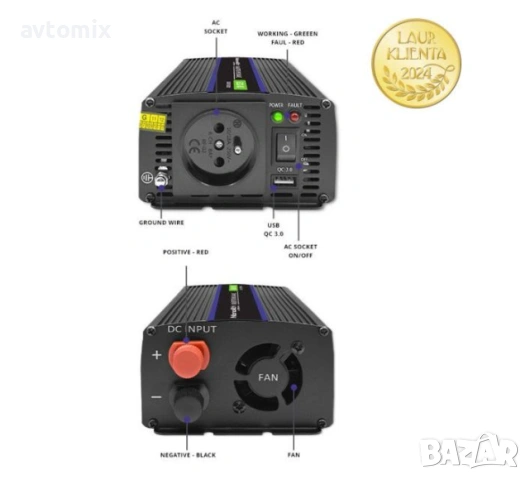 Преобразувател на напрежение Monolith 600 MS Wave, снимка 6 - Аксесоари и консумативи - 54367473