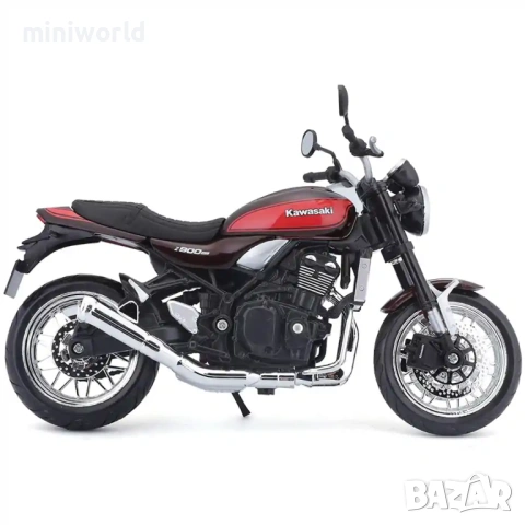 Kawasaki Z900RS мотор - мащаб 1:12 на Maisto моделът е нов в кутия, снимка 2 - Колекции - 54747542