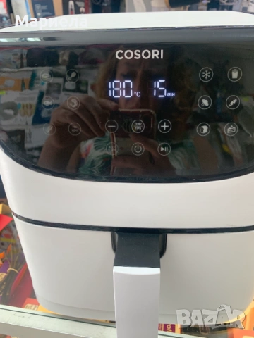 Фритюрник с горещ въздух Cosori Air Fryer, Без мазнина, Дигитален екран, снимка 8 - Фритюрници - 54912654