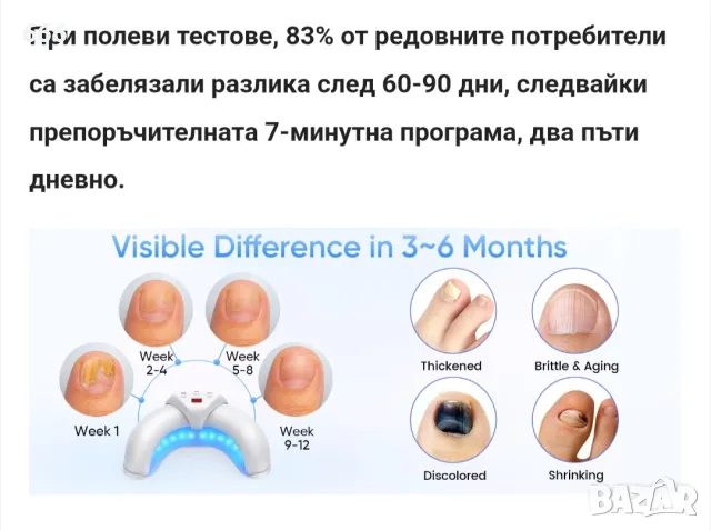 Уред за грижа за нокти Juksun, 22 LED диода., снимка 9 - Педикюр и маникюр - 55541827