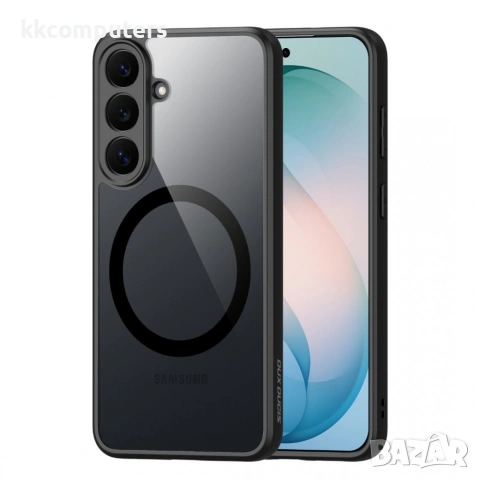DUX DUCIS Samsung Galaxy S26 FE Калъф - Магнитен, PC+TPU, Прозрачен гръб, Черна рамка