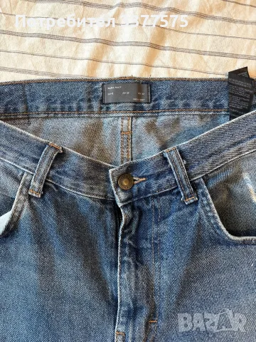Zara мъжки скъсани дънки, снимка 2 - Дънки - 55654116