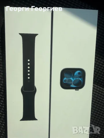 Продавам Apple Watch Series 11-cellular (46mm) Space Gray Al Black Sport – Като нов!