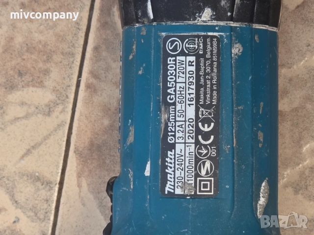 Ъглошлайф Makita GA5030R, снимка 3 - Ъглошлайфи - 54331868