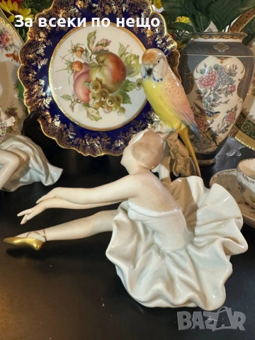Wallendorf Germany  Circa 1960 Porcelain Ballerina - inspired by Swan Lake Лебедово езеро Код P2612