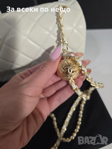 Chanel Flap Bag gold square Дамска Чанта От Естествена Телешка Кожа Код Brand Luxury Fashion28, снимка 8 - Чанти - 54960930