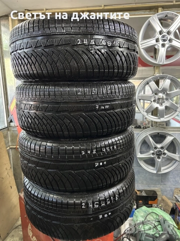 Гуми 245/45/18 Michelin Зимни 4 броя, снимка 2 - Гуми и джанти - 55184660