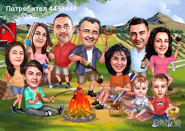 Дигитални карикатури, снимка 8 - Картини - 54572395