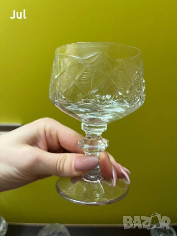 Кристални чаши за ракия , снимка 3 - Чаши - 53977205
