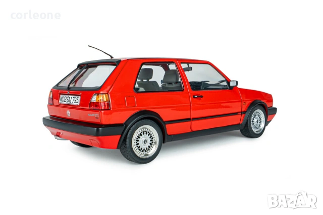 Volkswagen Golf 2 GTI 1989 VW - мащаб 1:18 на Solido моделът е нов в кутия, снимка 4 - Колекции - 55148705