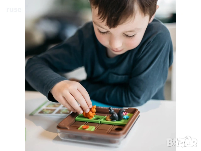 НОВИ! Детска логическа игра Smart Games - Squirrels Go Nuts Катеричките отиват за жълъди, снимка 6 - Образователни игри - 55211171
