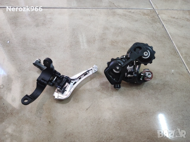 Преден и заден дерайльор Shimano Tiagra RD-4700, снимка 2 - Части за велосипеди - 55207372