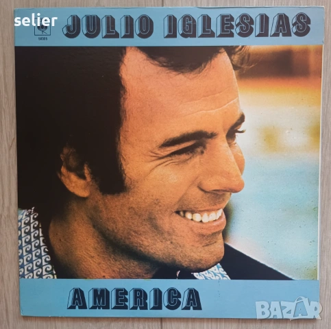 Julio Iglesias ‎– America Издание 🇺🇸 USA 1980г Състояние на винила:VG+ Състояние на обложката:NEAR