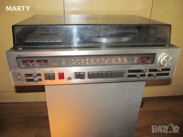 SANYO HI-FI MUSIC SISTEM DXT 5502LV 95W - грамофон,тунер, усилвател, снимка 3 - Други спортове - 55532665