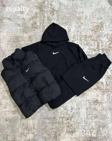 Nike Нов Черен Дамски Елек Найк 