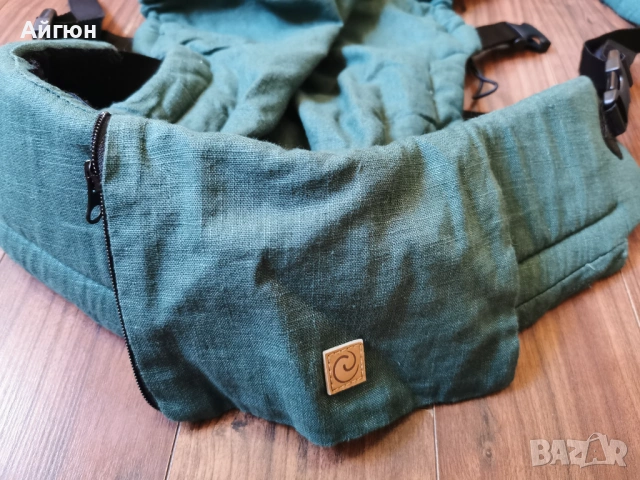 Ергономична раница ISARA ELITE ЛЕН  /Evergreen Linen/, снимка 15 - Кенгура и ранички - 54822307