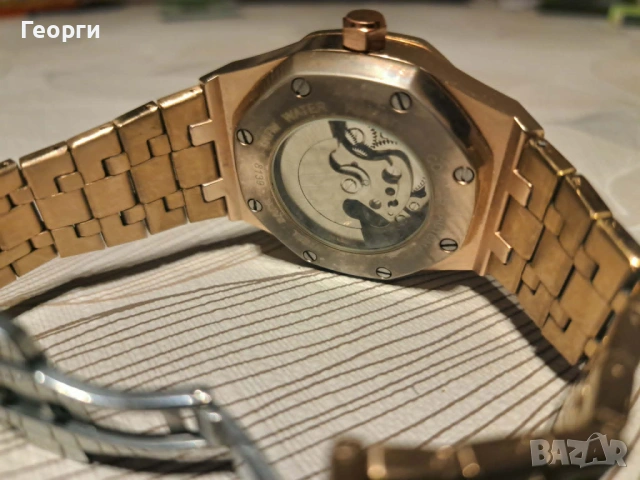 Реплика! Royal Oak на Audemars Piguet розово злато., снимка 2 - Мъжки - 54511759