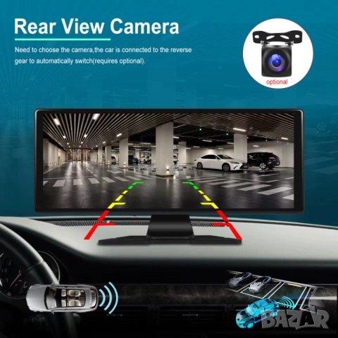 11.3” Мултимедия 4K DVR Видеорегистратор CarPlay Android Auto монитор, Дисплей WiFi Bluetooth Камера, снимка 12 - Аксесоари и консумативи - 54467757