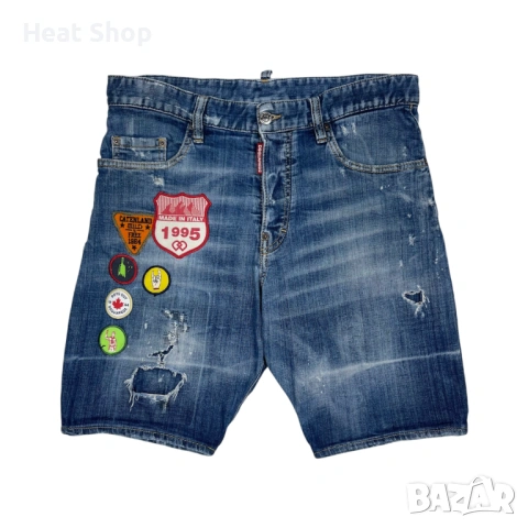 Мъжки шорти Dsquared2 Medium Stormy Boxer Denim Shorts
