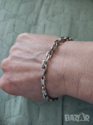 ПРОМО! Сребърни бижута-гривни, колиета, обеци 925, снимка 8 - Колиета, медальони, синджири - 53127575