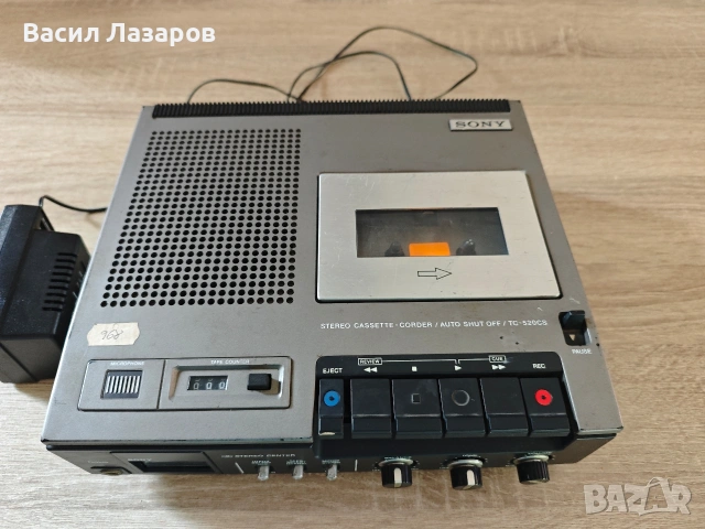 Стерео касетофон SONY TC-520CS, снимка 2 - Радиокасетофони, транзистори - 54540598