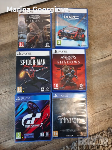 Pc 4,Pc5 пакетна цена 120€, снимка 2 - Игри за PlayStation - 54718594