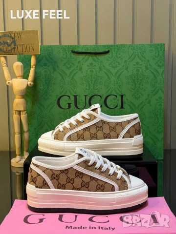 Gucci ⚜️Дамски Кецове , снимка 6 - Кецове - 54949207