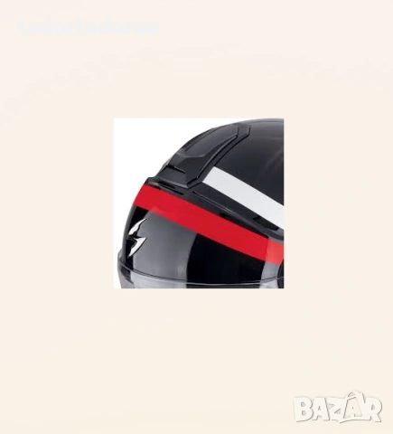 Скутер мото каска Scorpion Exo-City II RIVA Red/Blak/White,вградени очила 258.17 лв. / 132 €, снимка 5 - Аксесоари и консумативи - 54420774