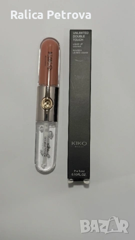 KIKO Milano Unlimited Double Touch – Shade 103 Nude (Liquid Lip Color + Gloss), снимка 3 - Декоративна козметика - 54551948