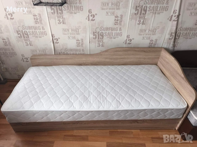 Легло Сити с повдигащ механизъм и матрак, снимка 2 - Спални и легла - 53992686