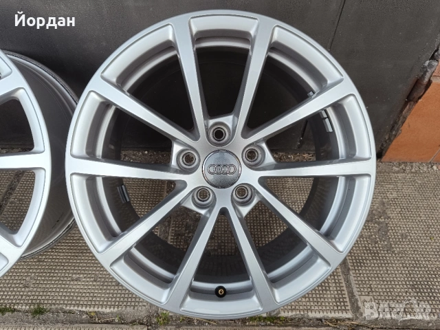 ОРИГИНАЛНИ джанти 17 ' цола 5x112 AUDI / АУДИ А4 А6 VW SKODA ET36, снимка 11 - Гуми и джанти - 54485957