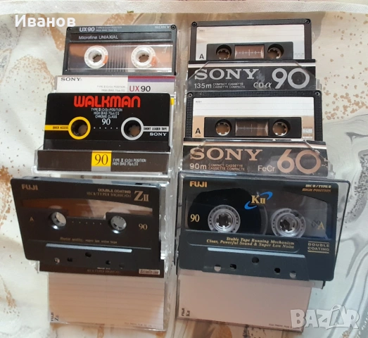 Aудио касети SONY и FUJI - Хром
