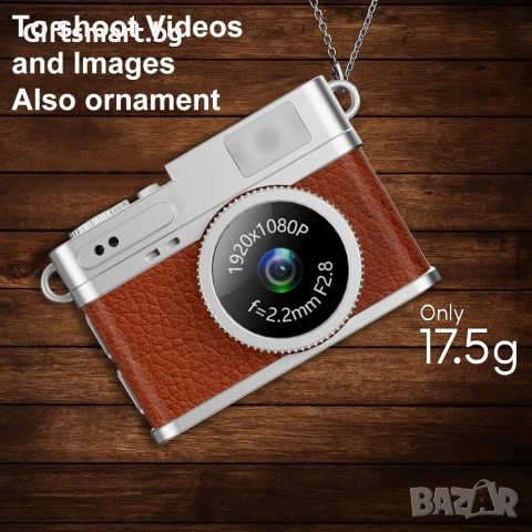 Мини цифров фотоапарат S150, 1080P Full HD video and image, В комплект с 32G micro SD, Ретро дизайн, снимка 6 - Фотоапарати - 54987100