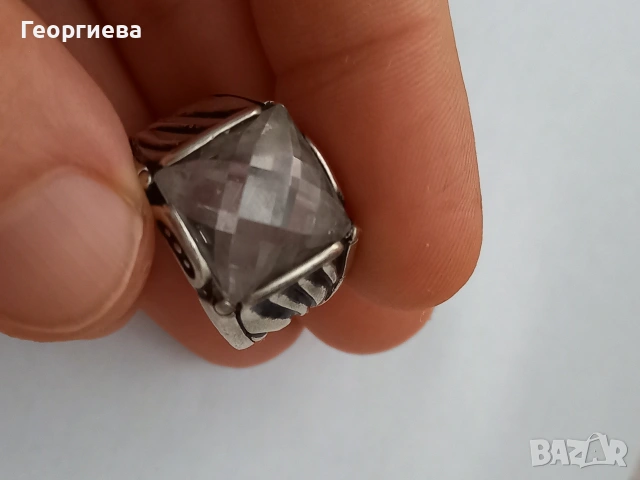 Четири броя сребърни мъжки пръстена, снимка 14 - Пръстени - 54826377