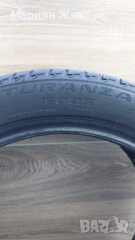 3бр. летни гуми Bridgestone Turanza T005, снимка 2 - Гуми и джанти - 54667361