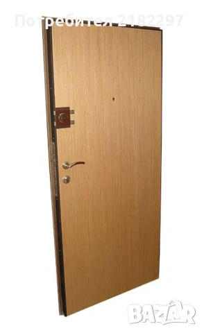 Метална врата с MDF с тристранно заключваща брава висок клас